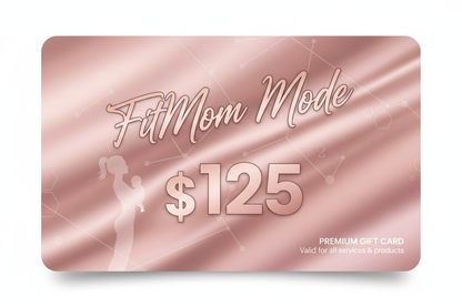 125$ fit mom mode gift card pinkish gold