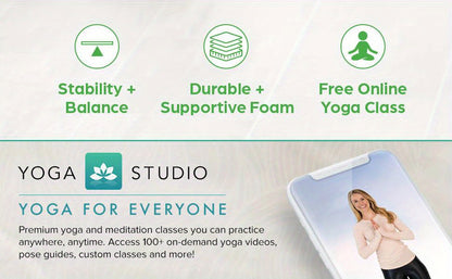 2pcs Yoga Block, Soft Non-Slip Surface Premium Foam Blocks, Supportive, Lightweight, Odor Resistant, Yoga Accessories for Pilates Meditation General Fitness Stretching Toning