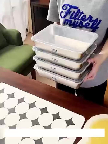 3 Edelstahl-Behälter zur Essenszubereitung – auslaufsicher, stapelbar und luftdicht für Frische | Perfekt für Fitness und ein gesundes Leben