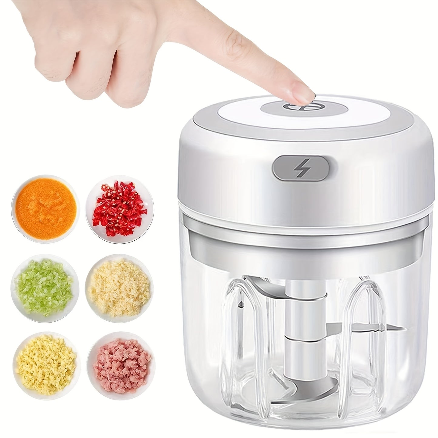 Multi-Use Baby Food Tool for Moms – Wireless Easy on the Go Quick & Safe Food Prep