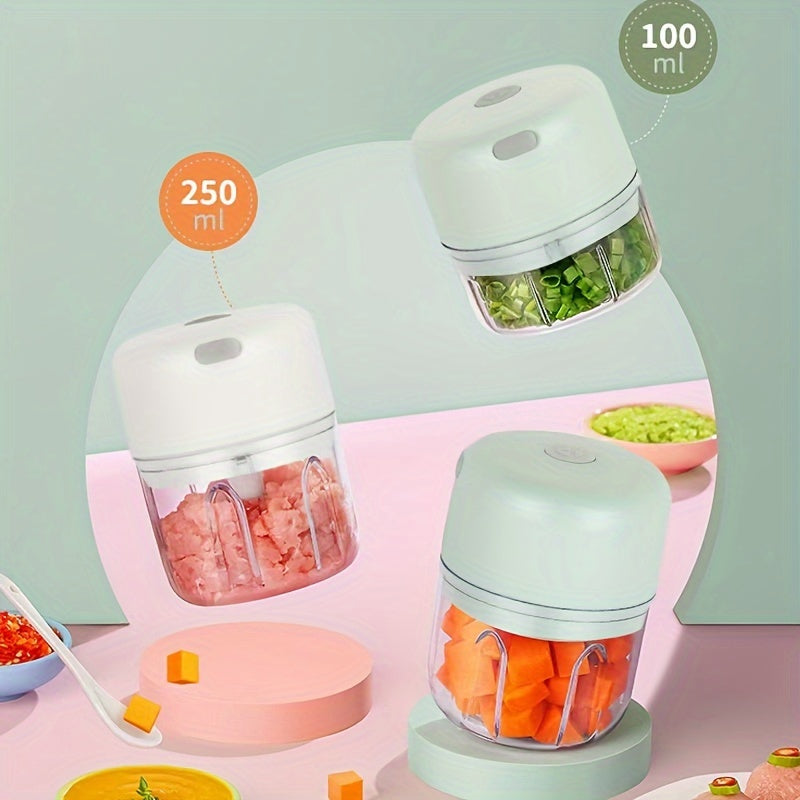 Multi-Use Baby Food Tool for Moms – Wireless Easy on the Go Quick & Safe Food Prep