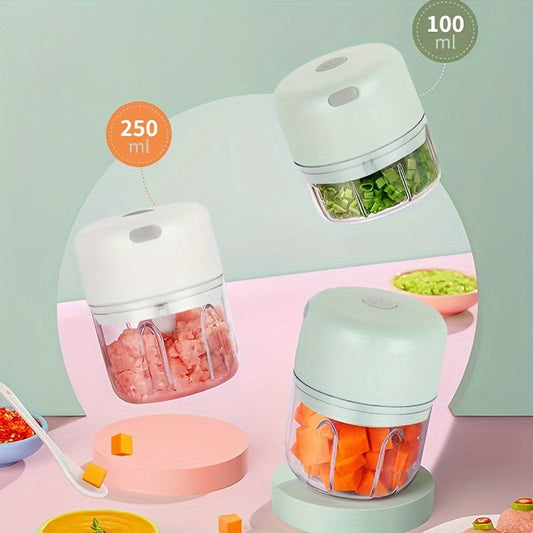 Multi-Use Baby Food Tool for Moms – Wireless Easy on the Go Quick & Safe Food Prep