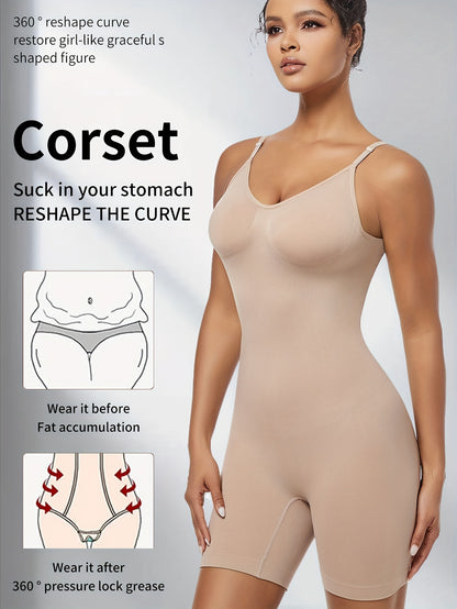 Luxe Mama Shaping Romper – Seamless, Breathable & Beautifully Supportive