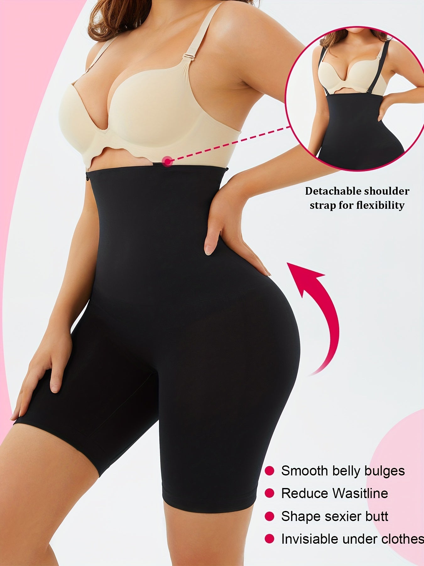 High Waist Shaping Shorts, Tummy Control Compression Shorts