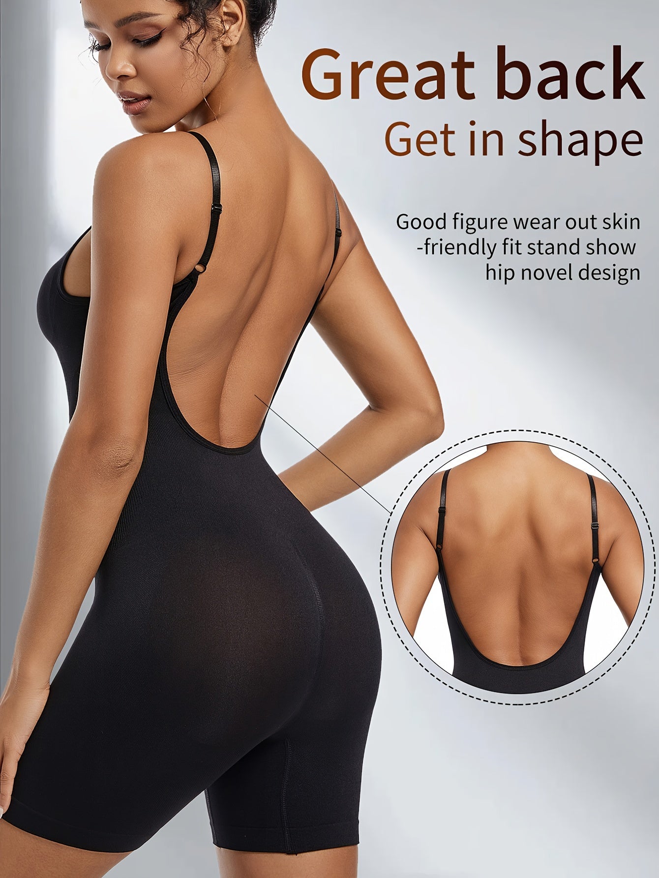 Luxe Mama Shaping Romper – Seamless, Breathable & Beautifully Supportive