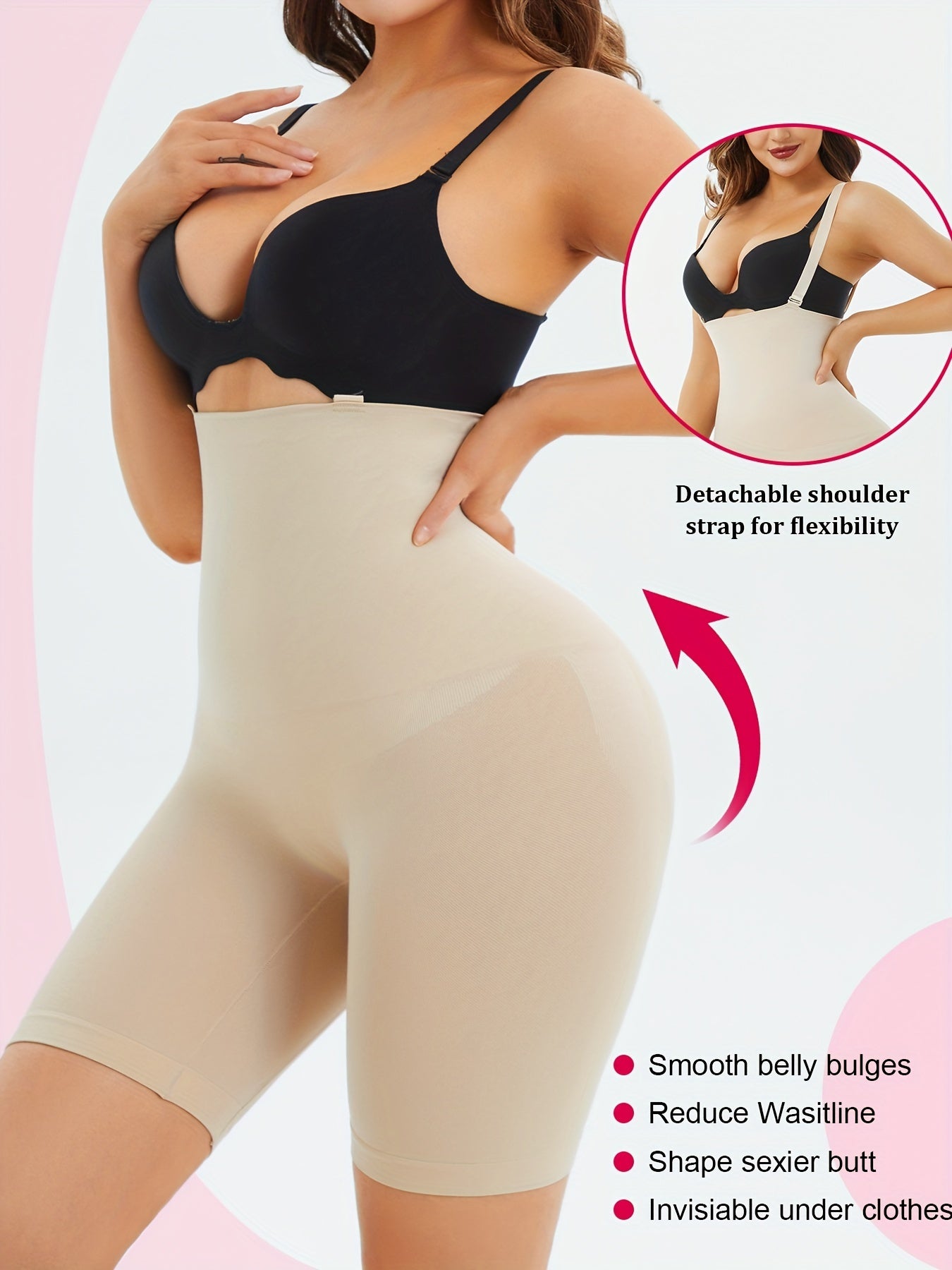 High Waist Shaping Shorts, Tummy Control Compression Shorts