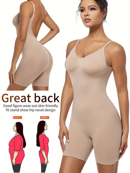 Luxe Mama Shaping Romper – Seamless, Breathable & Beautifully Supportive