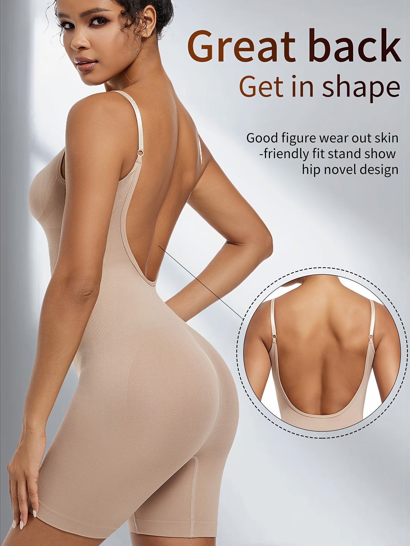 Luxe Mama Shaping Romper – Seamless, Breathable & Beautifully Supportive