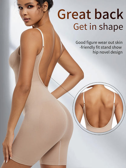 Luxe Mama Shaping Romper – Seamless, Breathable & Beautifully Supportive