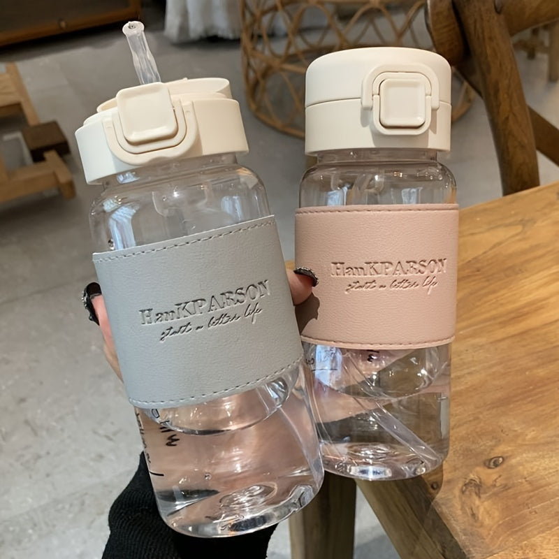 Fit Mom Flip Bottle | Leakproof Straw Cup for Gym & Travel