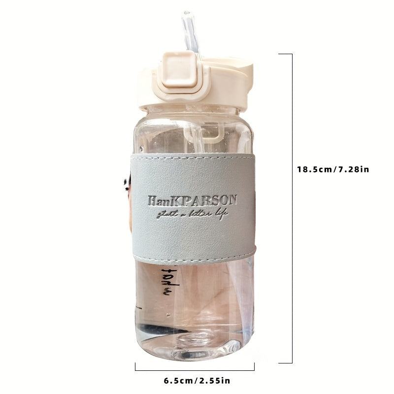 Fit Mom Flip Bottle | Leakproof Straw Cup for Gym & Travel