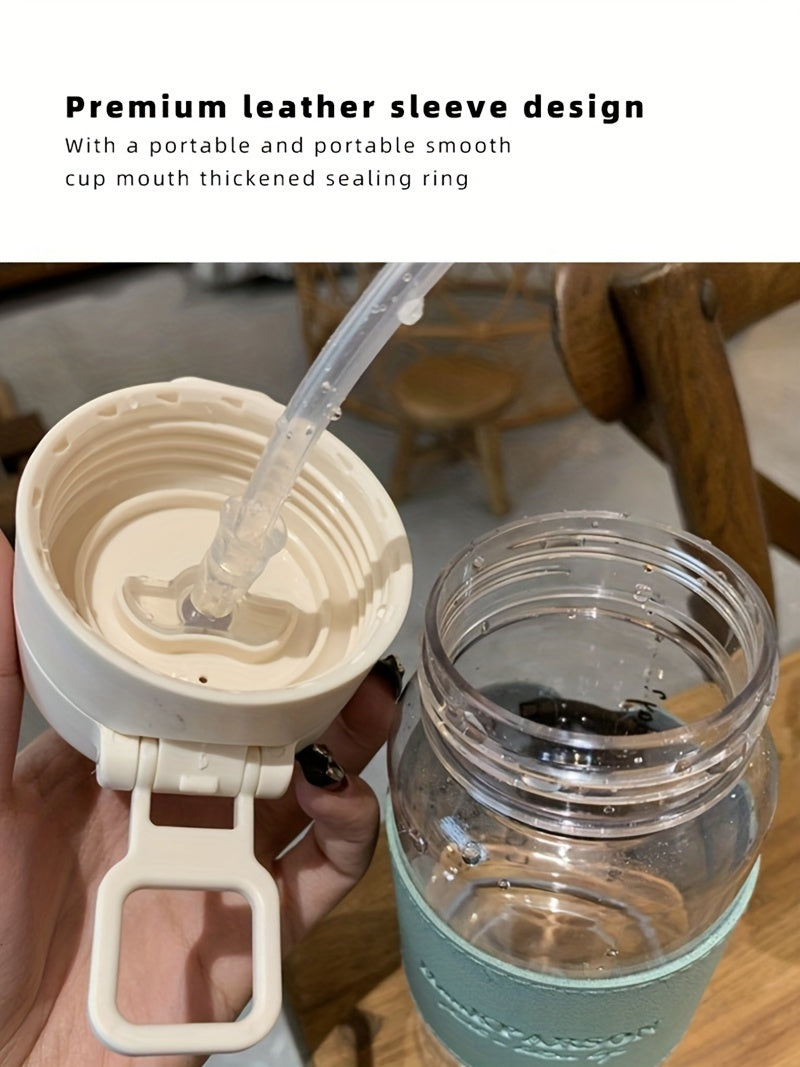 Fit Mom Flip Bottle | Leakproof Straw Cup for Gym & Travel