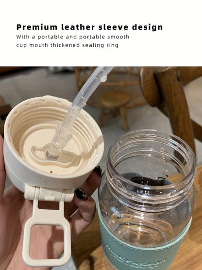 Fit Mom Flip Bottle | Leakproof Straw Cup for Gym & Travel