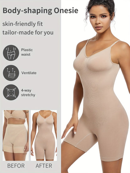 Luxe Mama Shaping Romper – Seamless, Breathable & Beautifully Supportive