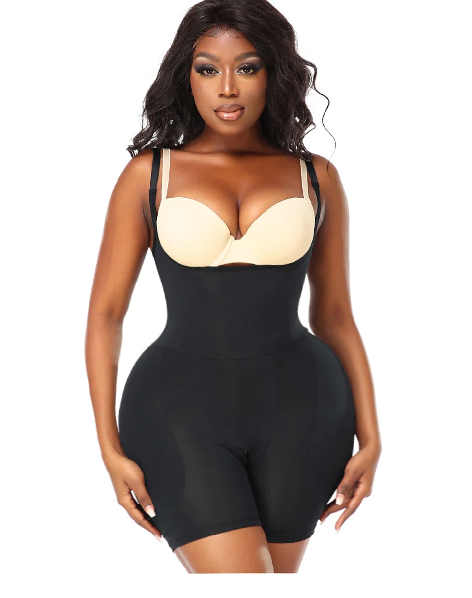 Women Upgraded Butt Lifing Shapewear with Side Hip Pads Booty Enhancer Tummy Control
