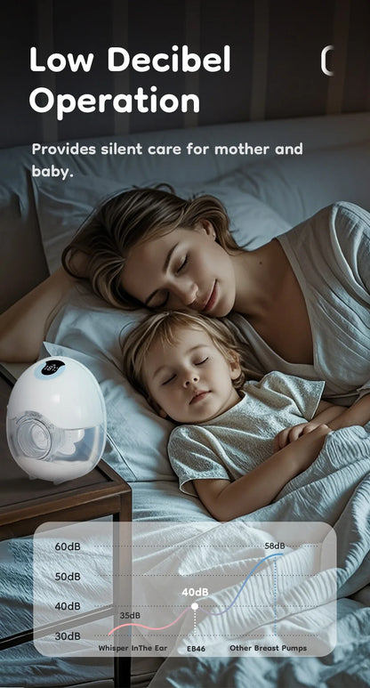 Wearable Breast Pump Hands Free Electric Breast Pumps Comfort Milk Collector