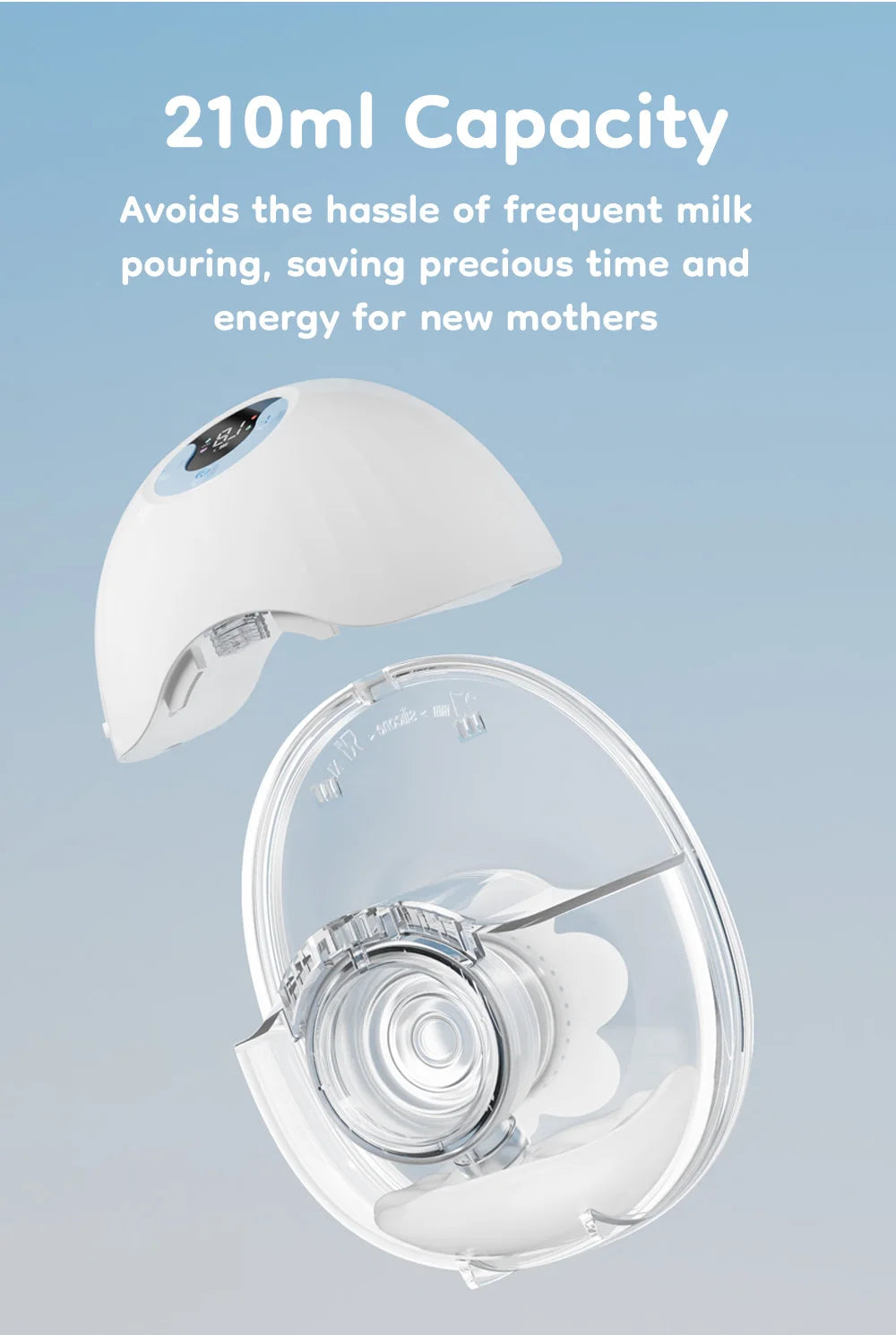 Wearable Breast Pump Hands Free Electric Breast Pumps Comfort Milk Collector