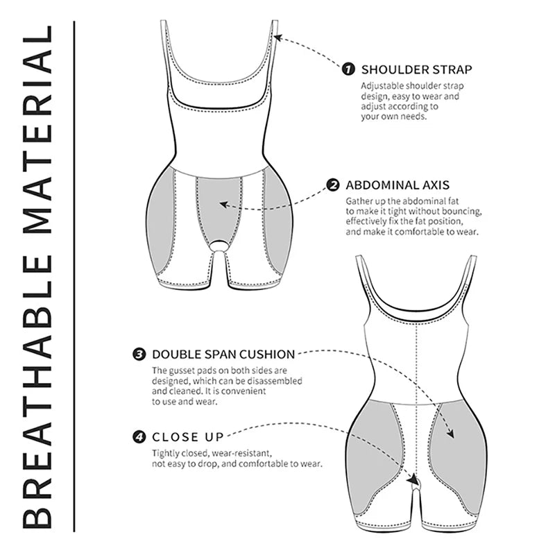 Women Upgraded Butt Lifing Shapewear with Side Hip Pads Booty Enhancer Tummy Control