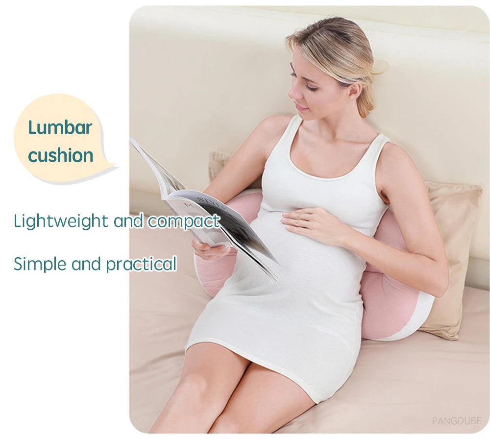 Pregnancy Pillow with Free Cotton Support Pillow – Full Body & Waist Support for Pregnant Women