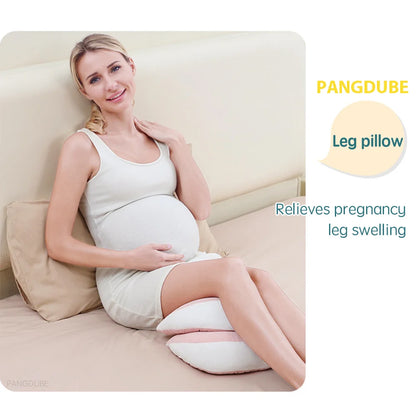Pregnancy Pillow with Free Cotton Support Pillow – Full Body & Waist Support for Pregnant Women