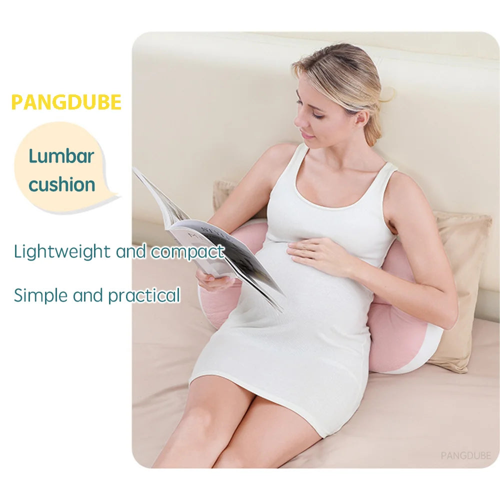 Pregnancy Pillow with Free Cotton Support Pillow – Full Body & Waist Support for Pregnant Women