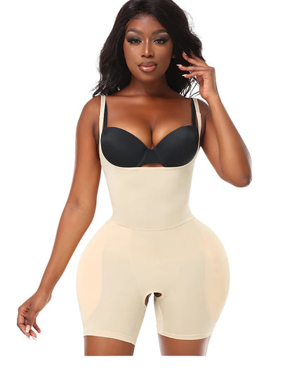 Women Upgraded Butt Lifing Shapewear with Side Hip Pads Booty Enhancer Tummy Control