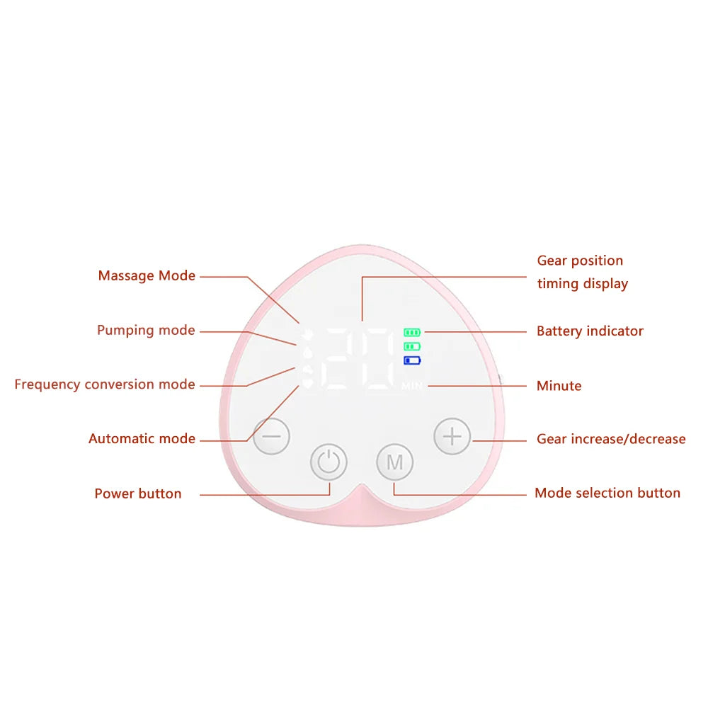 Electric Breast Pump Portable Hands Free