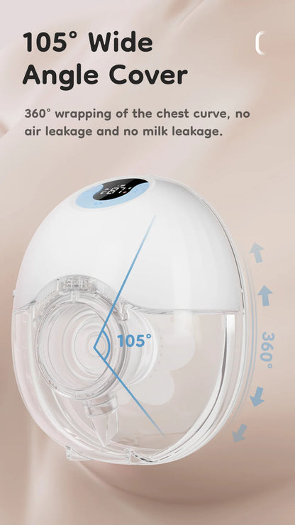Wearable Breast Pump Hands Free Electric Breast Pumps Comfort Milk Collector