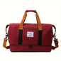 Large Capacity Fitness & Yoga Tote Bag with Shoe Compartment – Maternity Friendly Sports Shoulder Carry-On