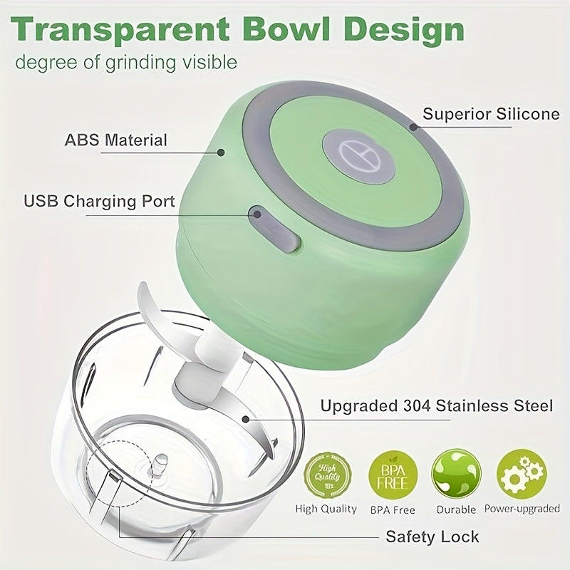 Multi-Use Baby Food Tool for Moms – Wireless Easy on the Go Quick & Safe Food Prep