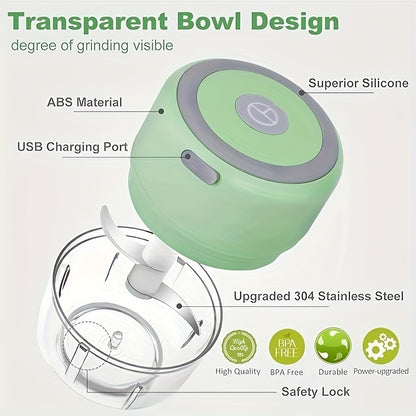 Multi-Use Baby Food Tool for Moms – Wireless Easy on the Go Quick & Safe Food Prep