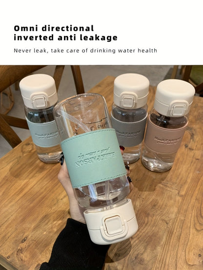 Fit Mom Flip Bottle | Leakproof Straw Cup for Gym & Travel