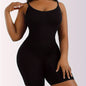 Seamless Solid Shaping Bodysuit, Tummy Control Butt Lifting Slip Body Shaper, Women's Underwear & Shapewear