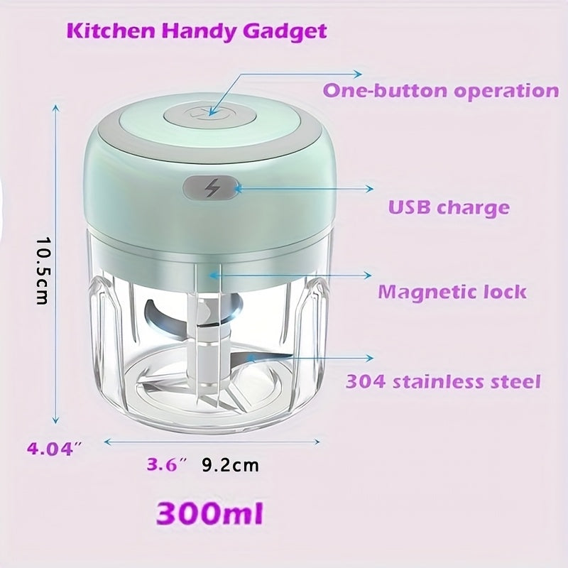 Multi-Use Baby Food Tool for Moms – Wireless Easy on the Go Quick & Safe Food Prep