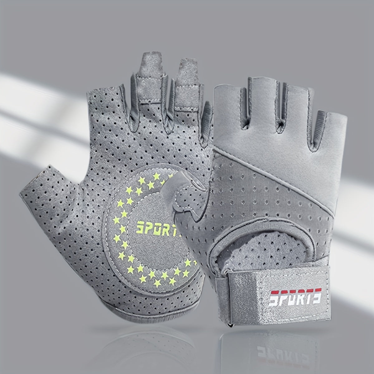 Ganzjahres-Fitnesshandschuhe für Damen mit Halbfinger – atmungsaktiv, verstärkte Handfläche und Fingerspitzen, perfekt für Krafttraining zu Hause und Outdoor-Aktivitäten