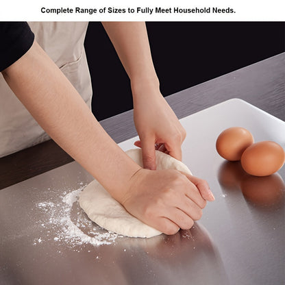 3pcs Premium Stainless Steel Baby Meal Prep Cutting Board – Antibacterial, Rust-Resistant, Easy-Clean Kitchen Tool for Safe Baby Food Preparation