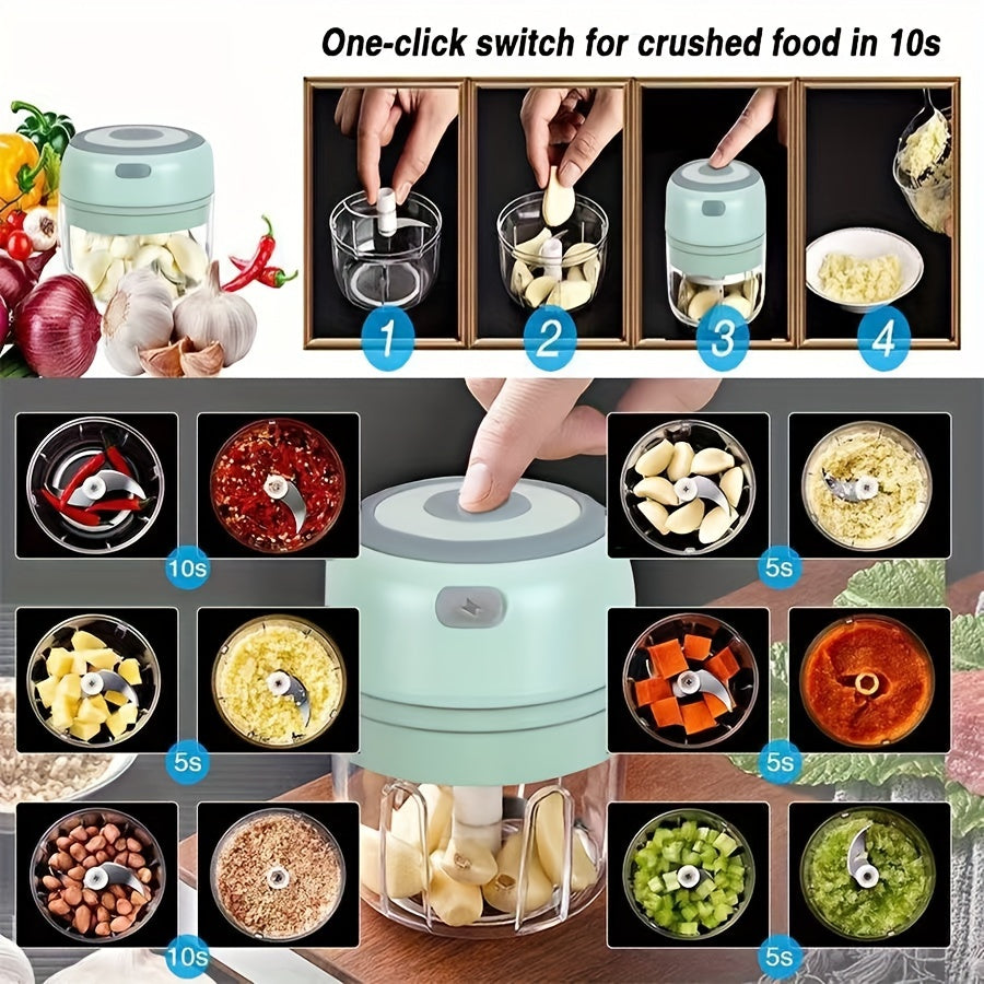 Multi-Use Baby Food Tool for Moms – Wireless Easy on the Go Quick & Safe Food Prep