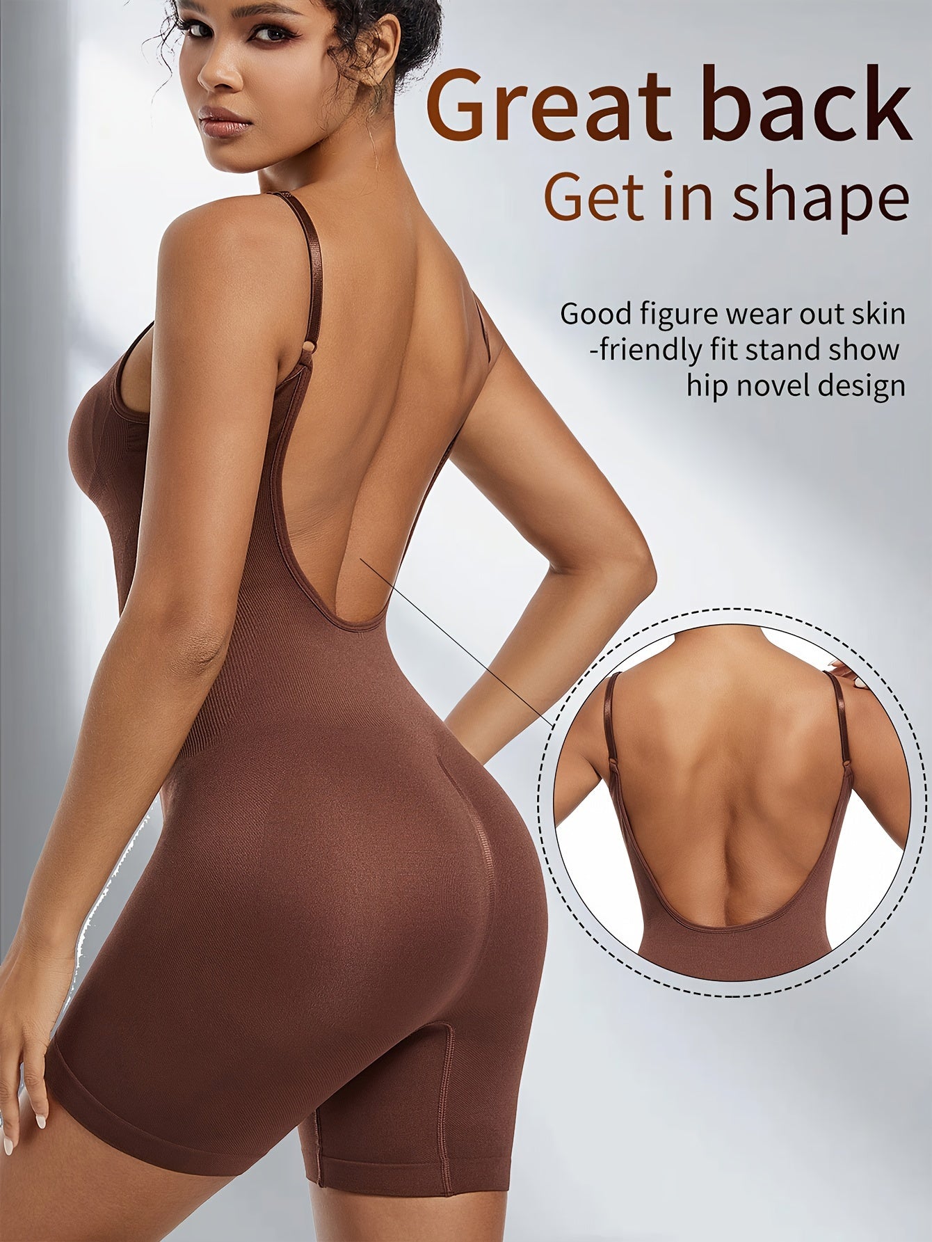 Luxe Mama Shaping Romper – Seamless, Breathable & Beautifully Supportive