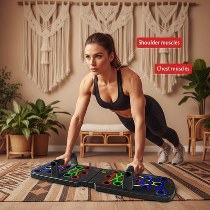 Ultimate Folding Push-Up Board – Home & Gym Chest Workout Solution