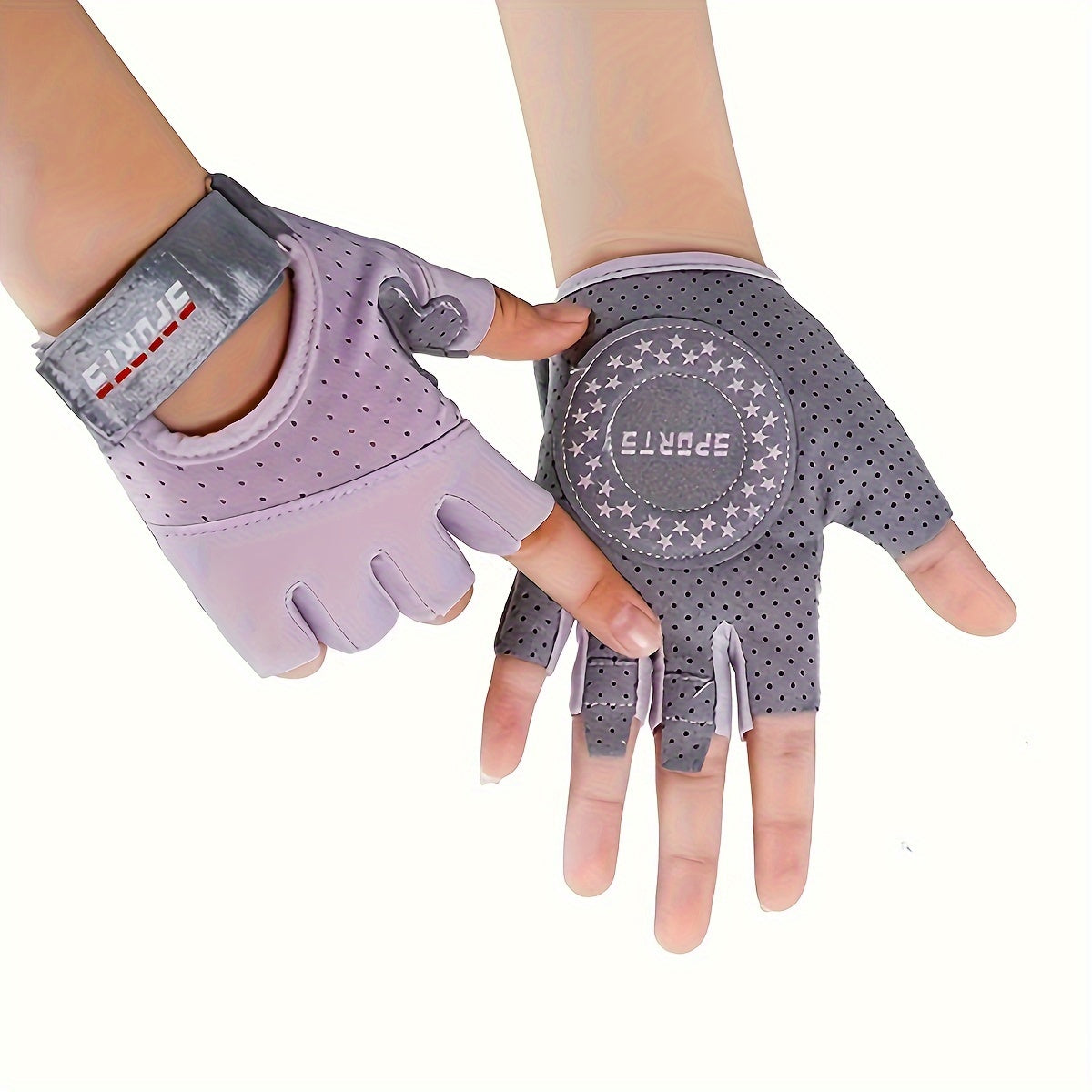 Ganzjahres-Fitnesshandschuhe für Damen mit Halbfinger – atmungsaktiv, verstärkte Handfläche und Fingerspitzen, perfekt für Krafttraining zu Hause und Outdoor-Aktivitäten