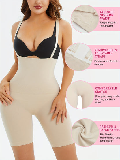 High Waist Shaping Shorts, Tummy Control Compression Shorts